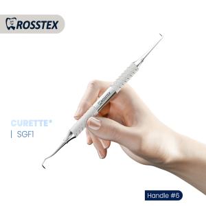 Goldman-fox Curette fig. no. 1 universal scaler with handle no. 6